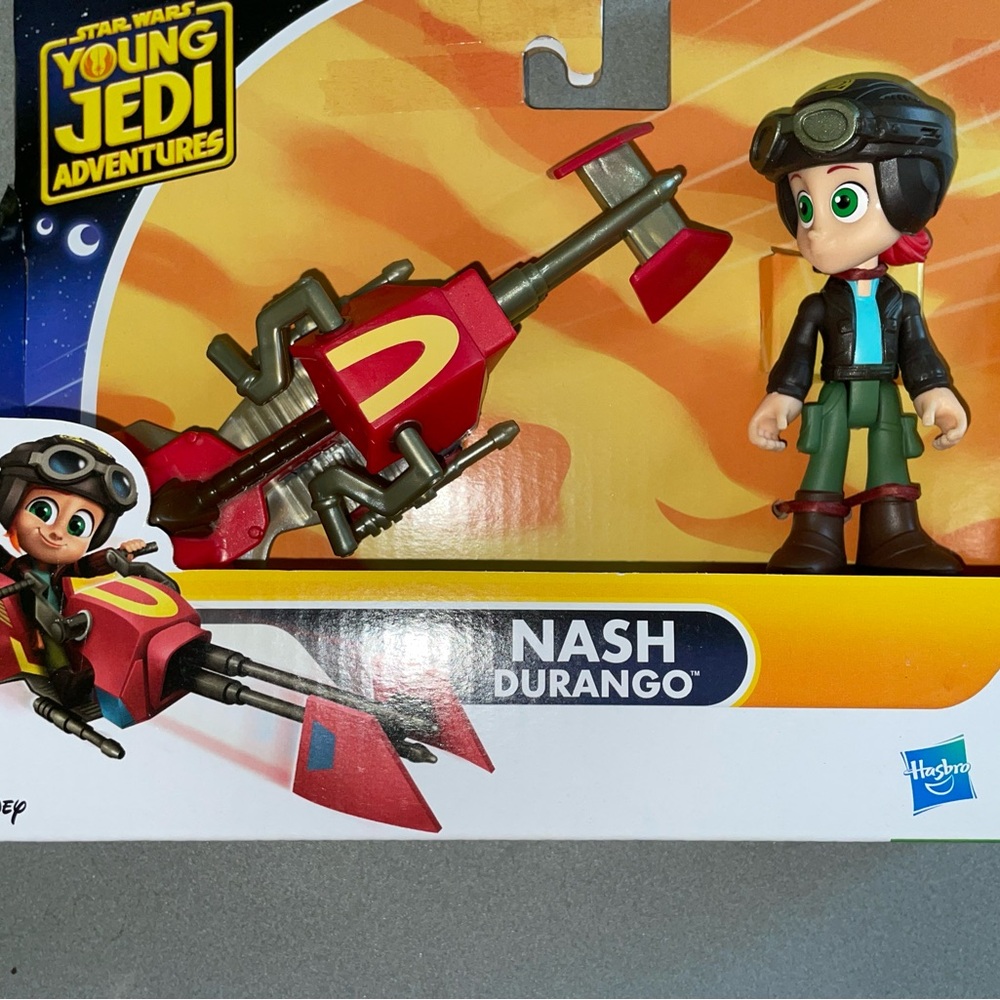 Hasbro Star Wars Young Jedi Nash Durango Red and Black Figure